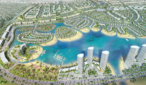 An artist's impression of the New Alamein project