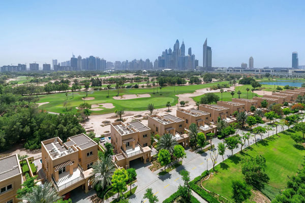A number of villas in Dubai