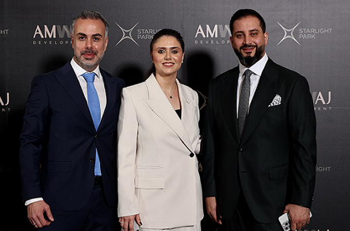 From L - R: Hassan Hijazi, Chief Financial Officer; Aida F El- Shahabi, <br>Chief Operating Officer; and Murad Saleh, co-founder & CEO <br>of Amwaj De